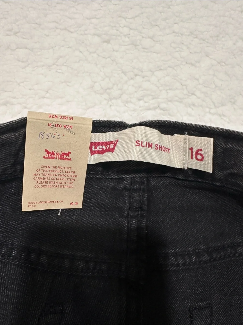 Boy’s Levi's Black Jean Shorts